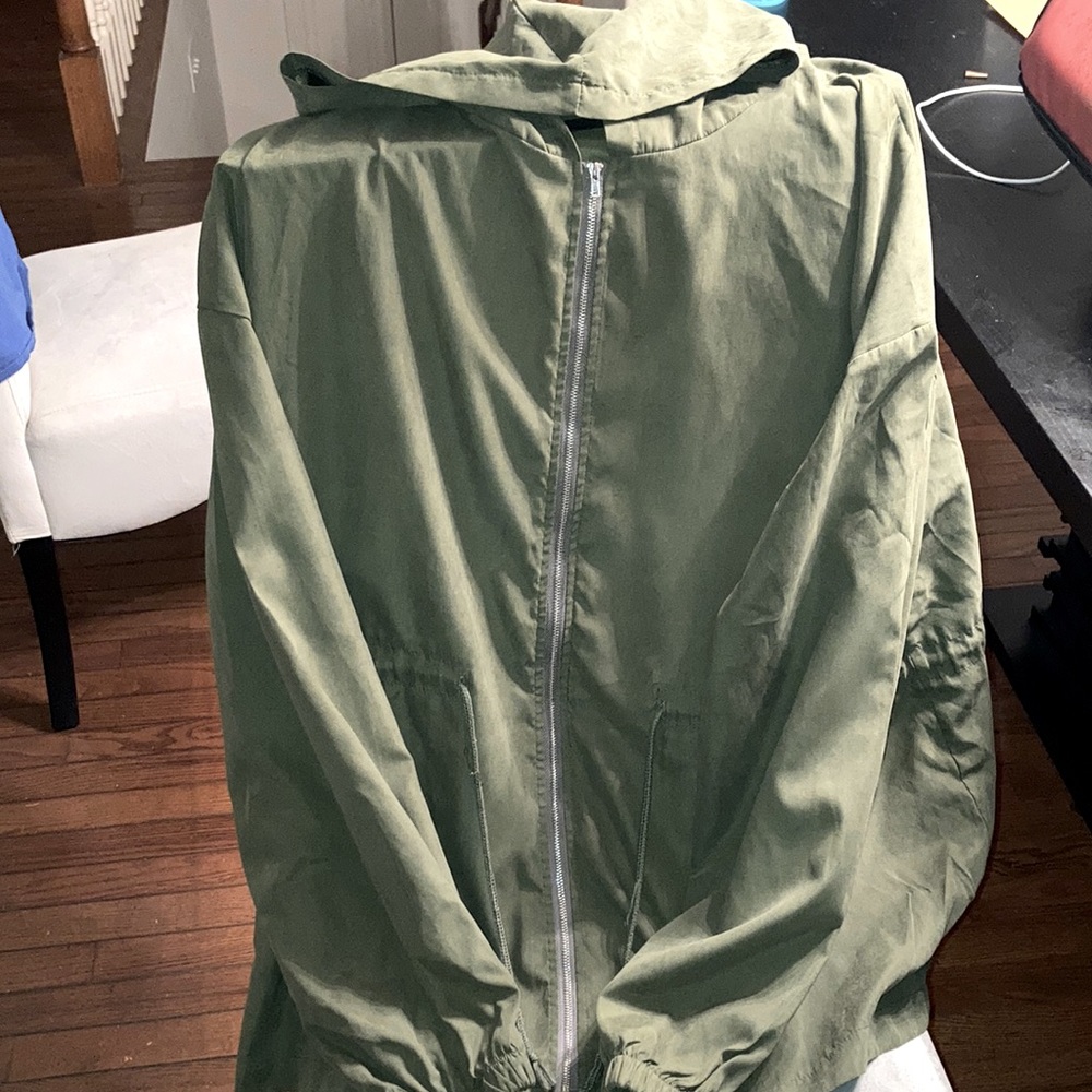 SHEIN curve lightweight jacket 4xl